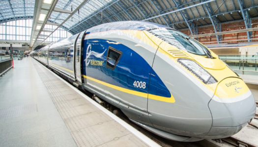 Trem de alta velocidade de Londres para Amsterdam
